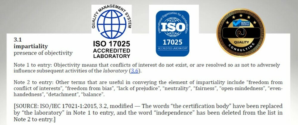 ISO 17025 Impartiality 
