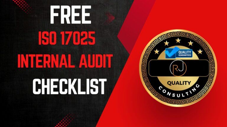 How to Use My Free ISO 17025 Internal Audit Checklist