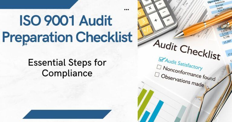 ISO 9001 Audit Preparation Checklist