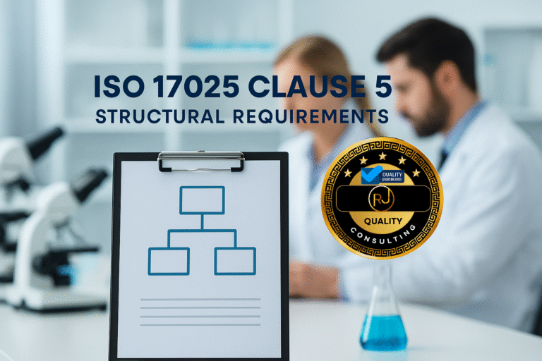ISO 17025 Clause 5 Structural Requirements