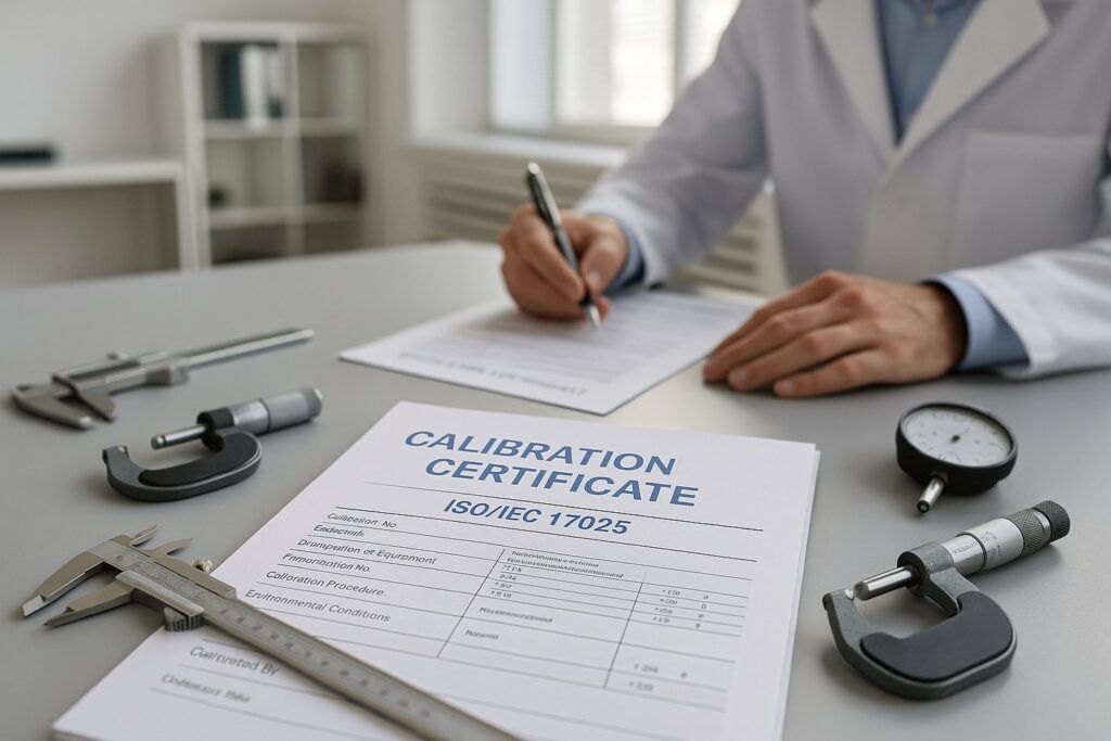 Key Calibration Certificate Requirements in ISO/IEC 17025 Section 7.8