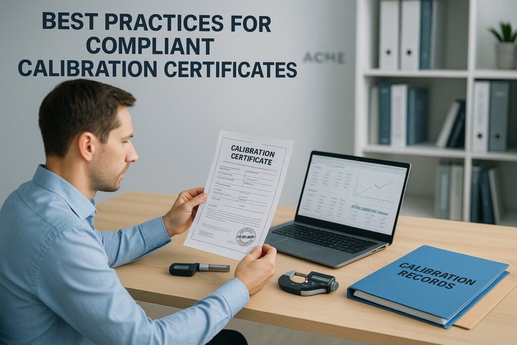 Best Practices for Compliant Calibration Certificates