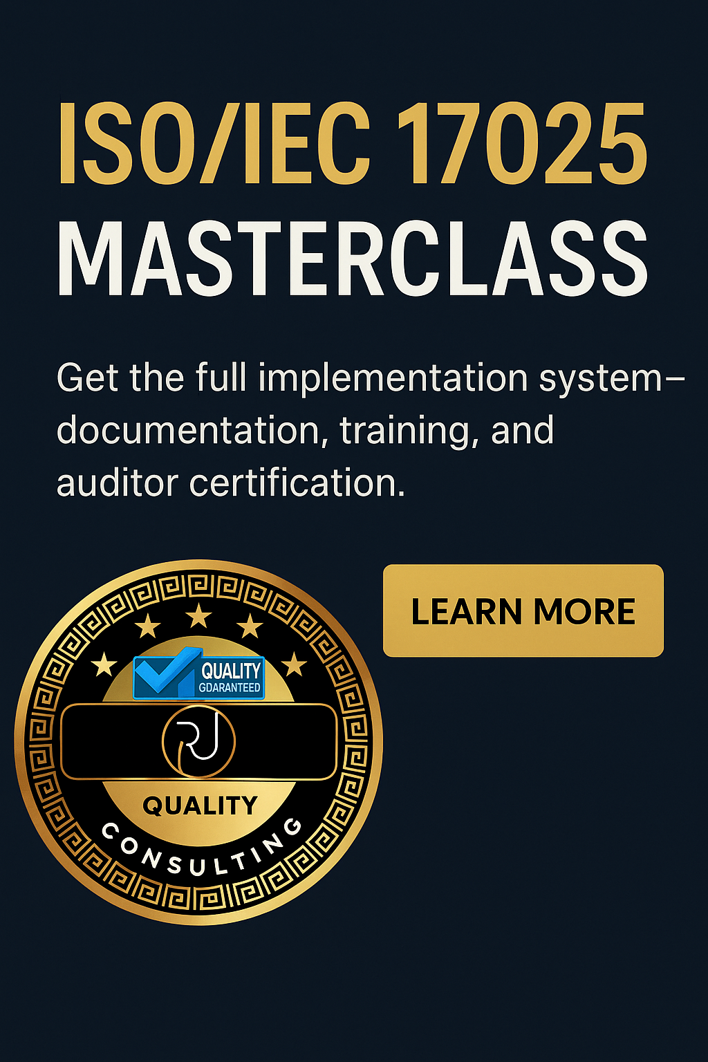 ISO/IEC 17025 Implementation Masterclass