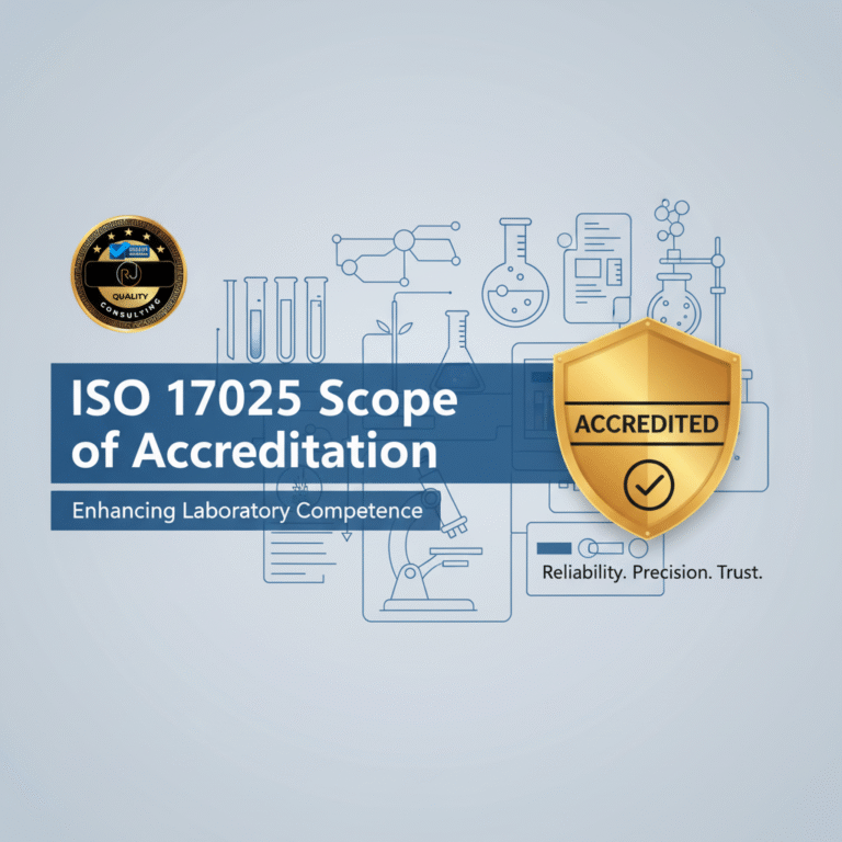 ISO 17025 scope of accreditation